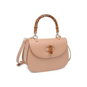 Allison - Bamboo Top Handle Crossbody: Black