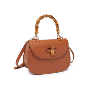 Allison - Bamboo Top Handle Crossbody: Black
