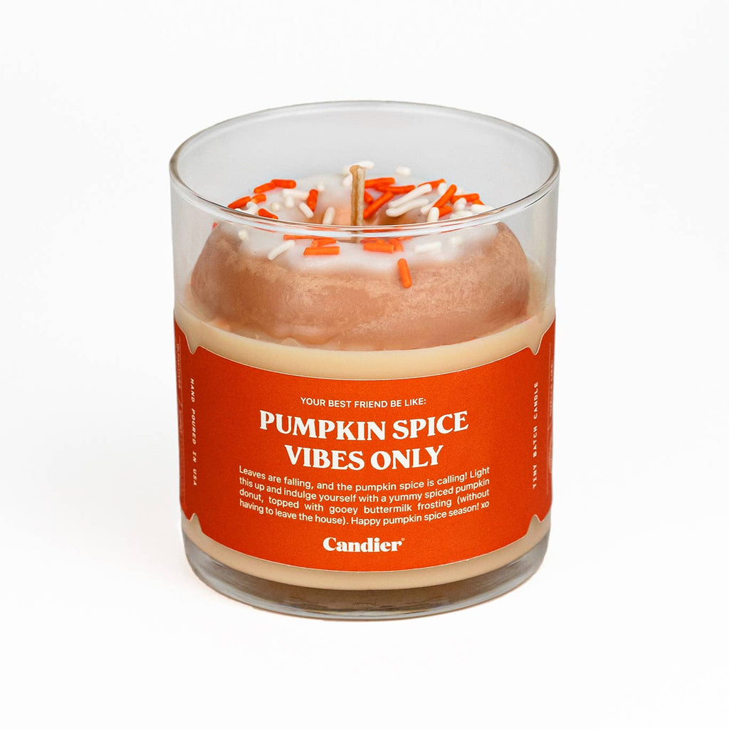 Pumpkin Donut Candle