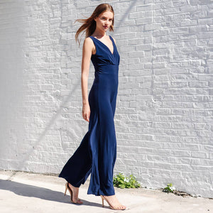 Navy Jumpsuit - Clara SunWoo