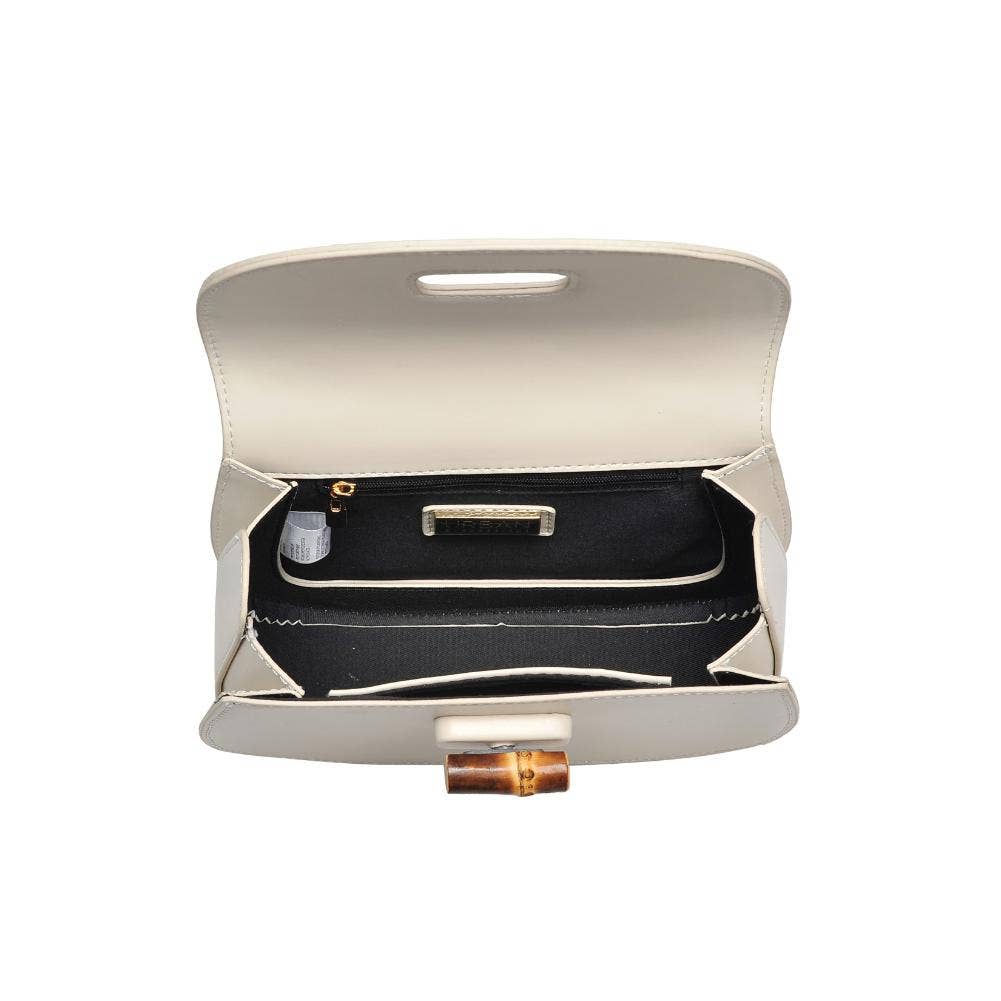 Allison - Bamboo Top Handle Crossbody: Black