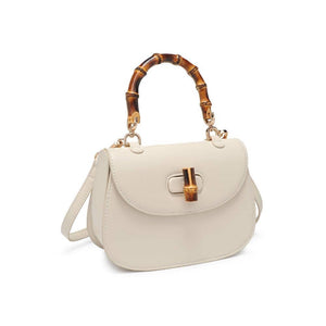 Allison - Bamboo Top Handle Crossbody: Black