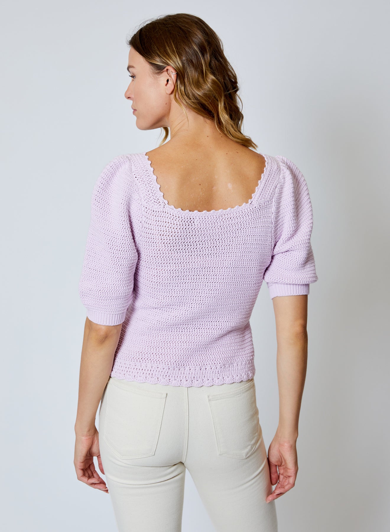 Wild Lilac Sweetheart Sweater