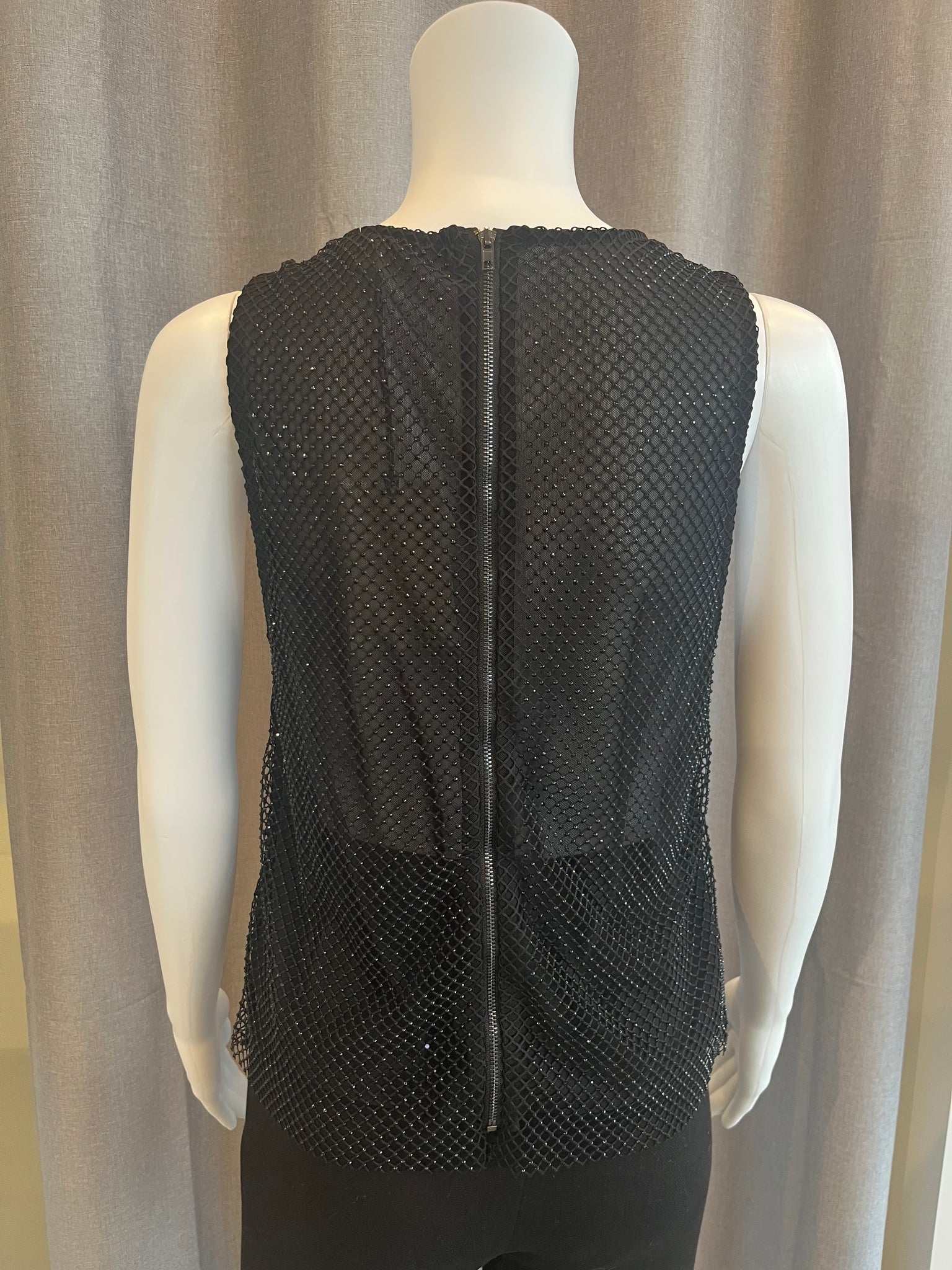 Sleeveless Mesh Top