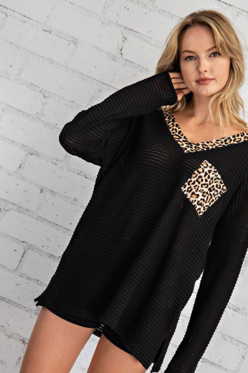 The Lulu Leopard VNeck Top