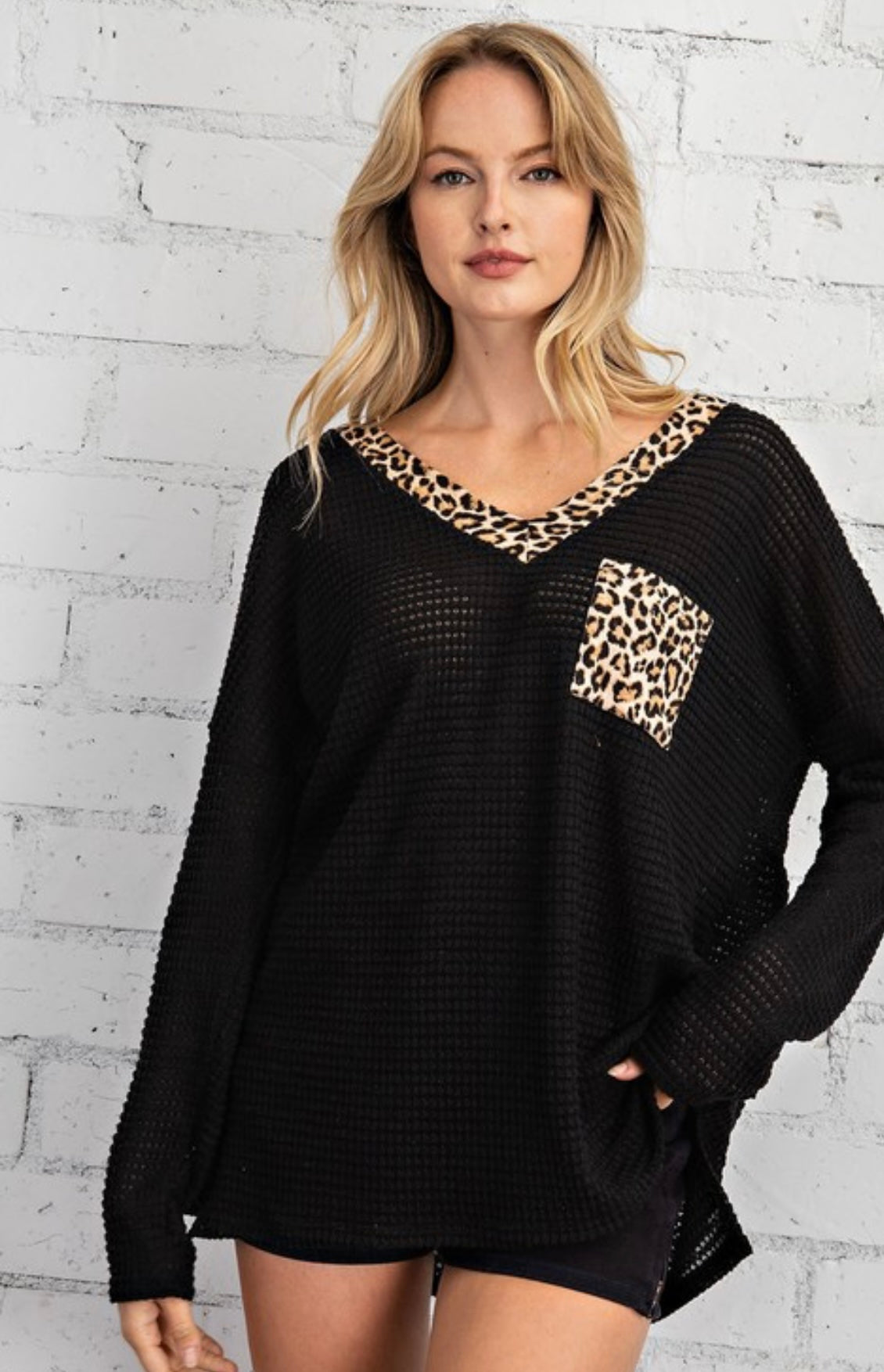 The Lulu Leopard VNeck Top