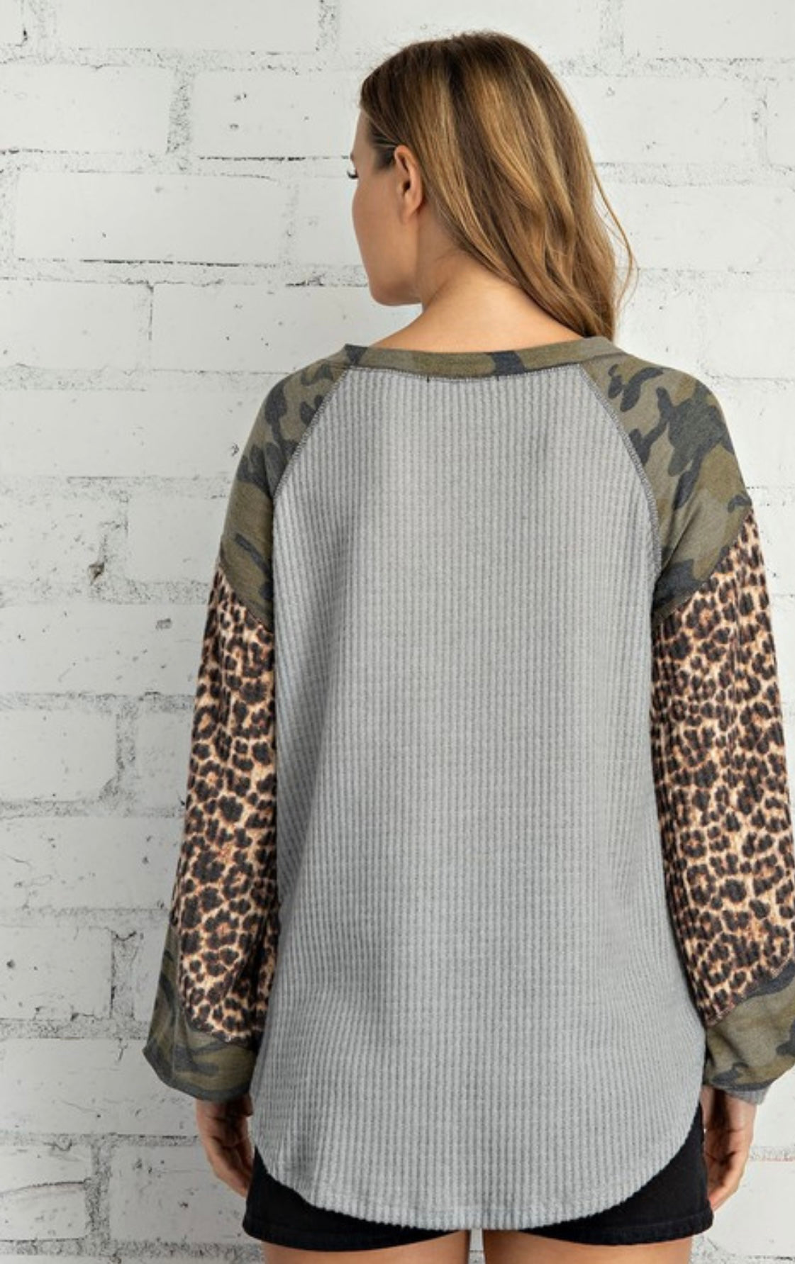 The Kelly Camo Top