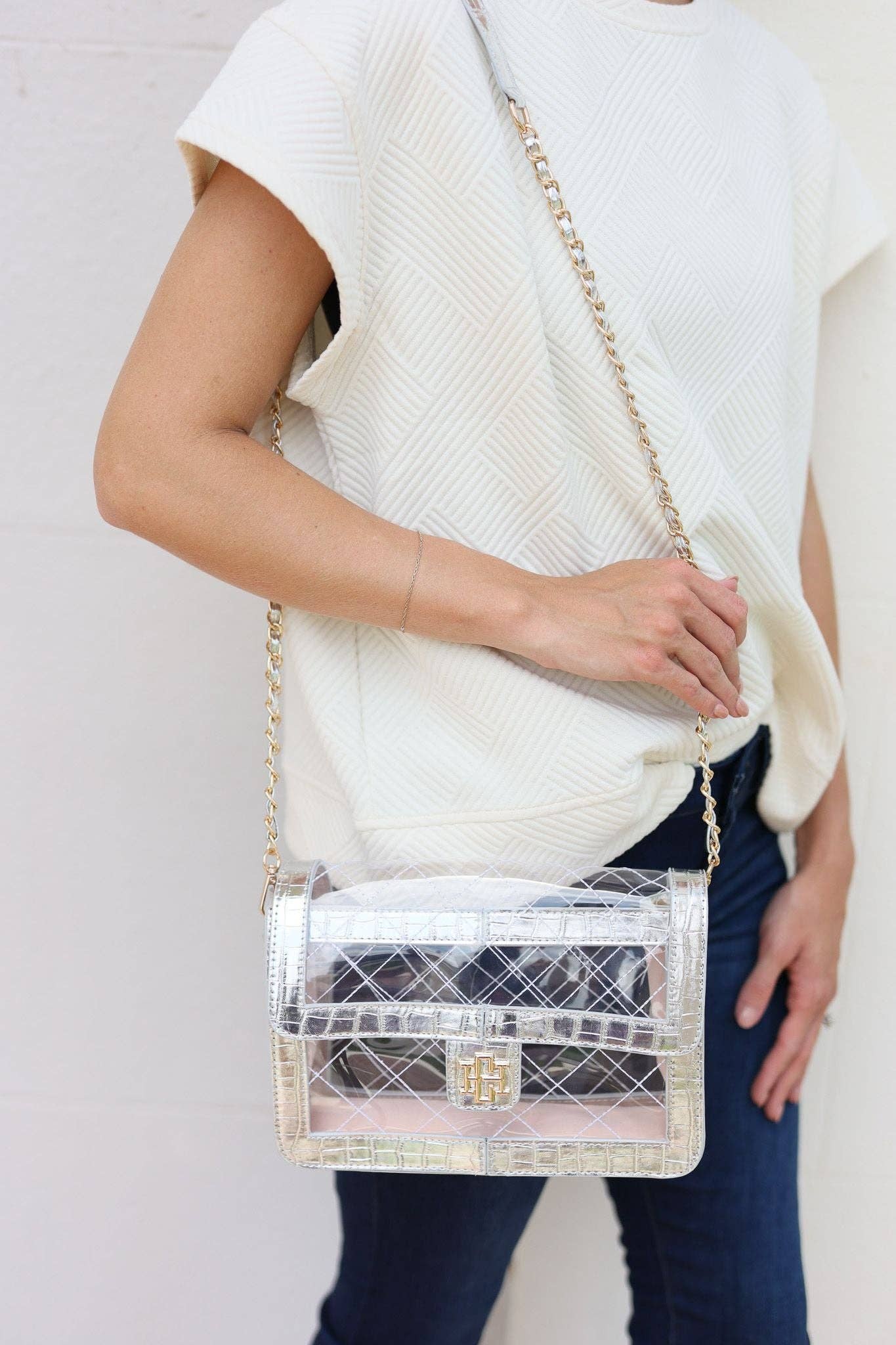Quilted Clear Bag - Stadium Bag