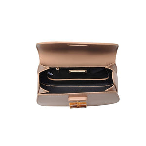 Allison - Bamboo Top Handle Crossbody: Black