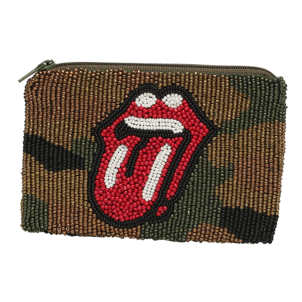 Camo Rolling Stones - Coin Purse