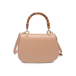 Allison - Bamboo Top Handle Crossbody: Black