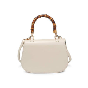 Allison - Bamboo Top Handle Crossbody: Black